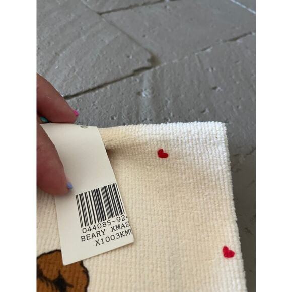 Beary Christmas Vintage Hand Towel Holiday NWT - Picture 6 of 7